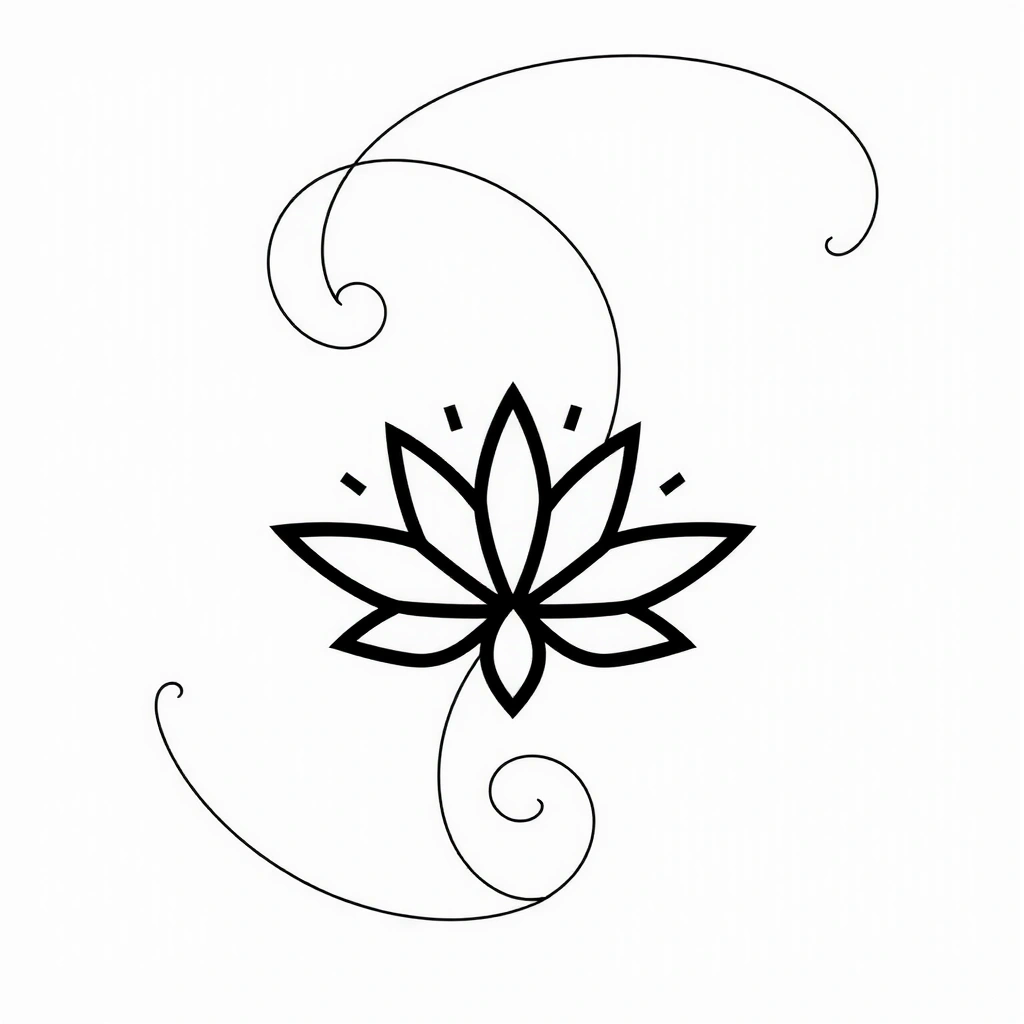 Lotus flower icon representing holistic efficacy